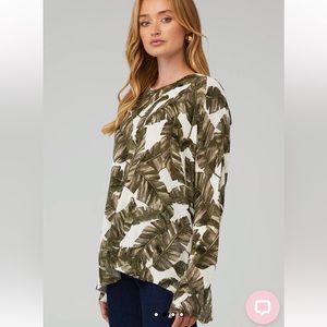 Show Me Your Mumu Palm Leaf Sweater